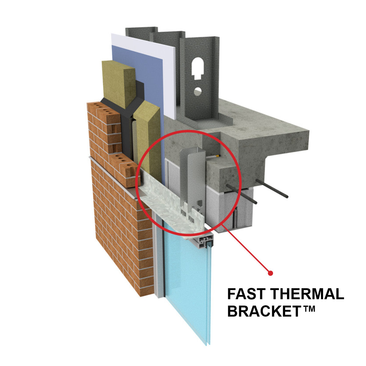 Fast Frame Cladding Bracket Fast Thermal Bracket™ Équerre d'étagère déportée - LINTEL – Senneco